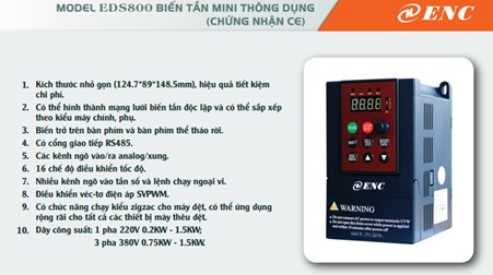 Biến Tần 1 Pha 220V Ra 3 Pha 380V