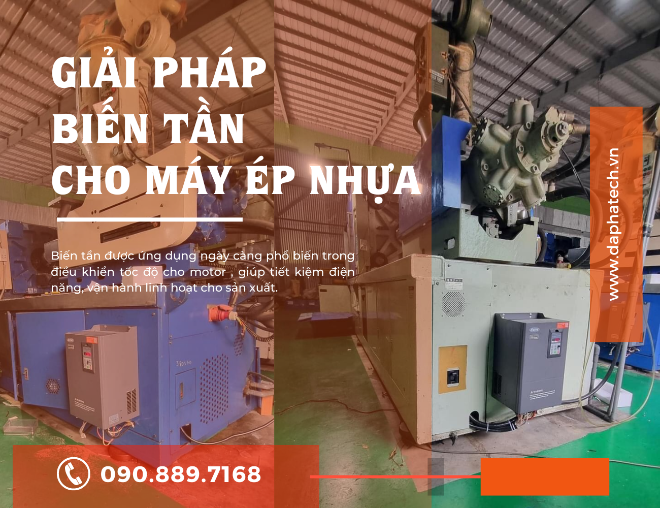 Giải Pháp Biến Tần Dùng Cho Máy Ép Nhựa