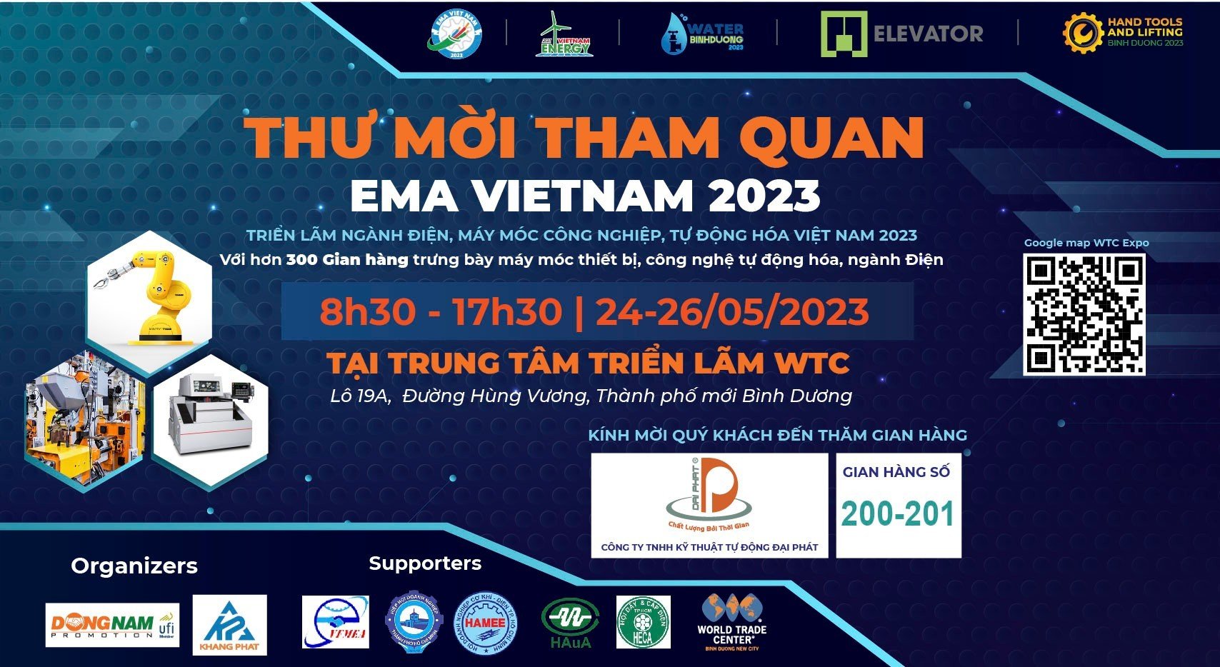 THƯ MỜI THAM DỰ TRIỂN LÃM “EMA VIETNAM 2023”